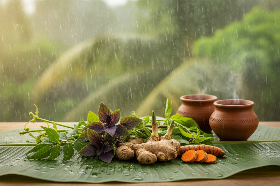 Monsoon Immunity: Ayurvedic Herbs for Waterborne Illness Support