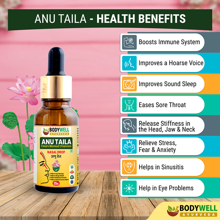 Anu Taila, Ayurvedic Nasal Drop, 20ml
