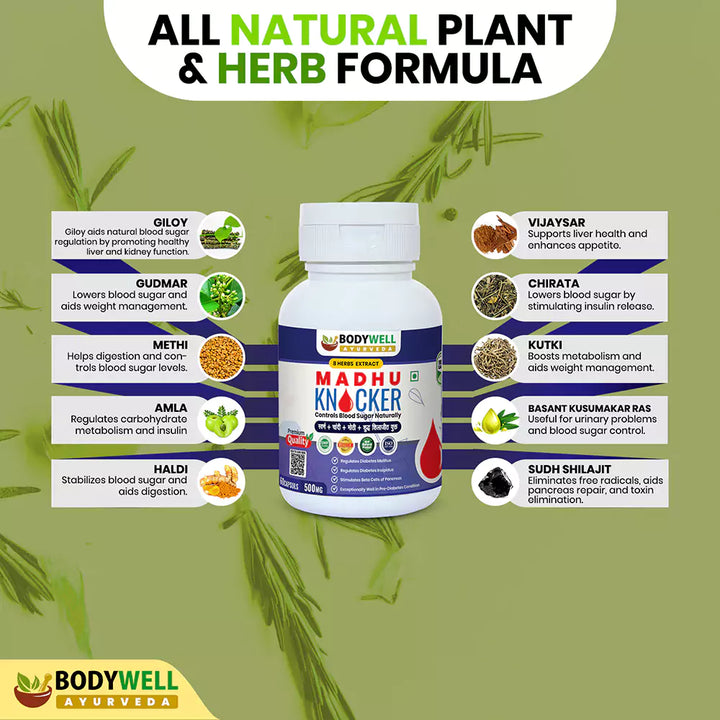 Madhuknocker Capsule Ingredients List and Details