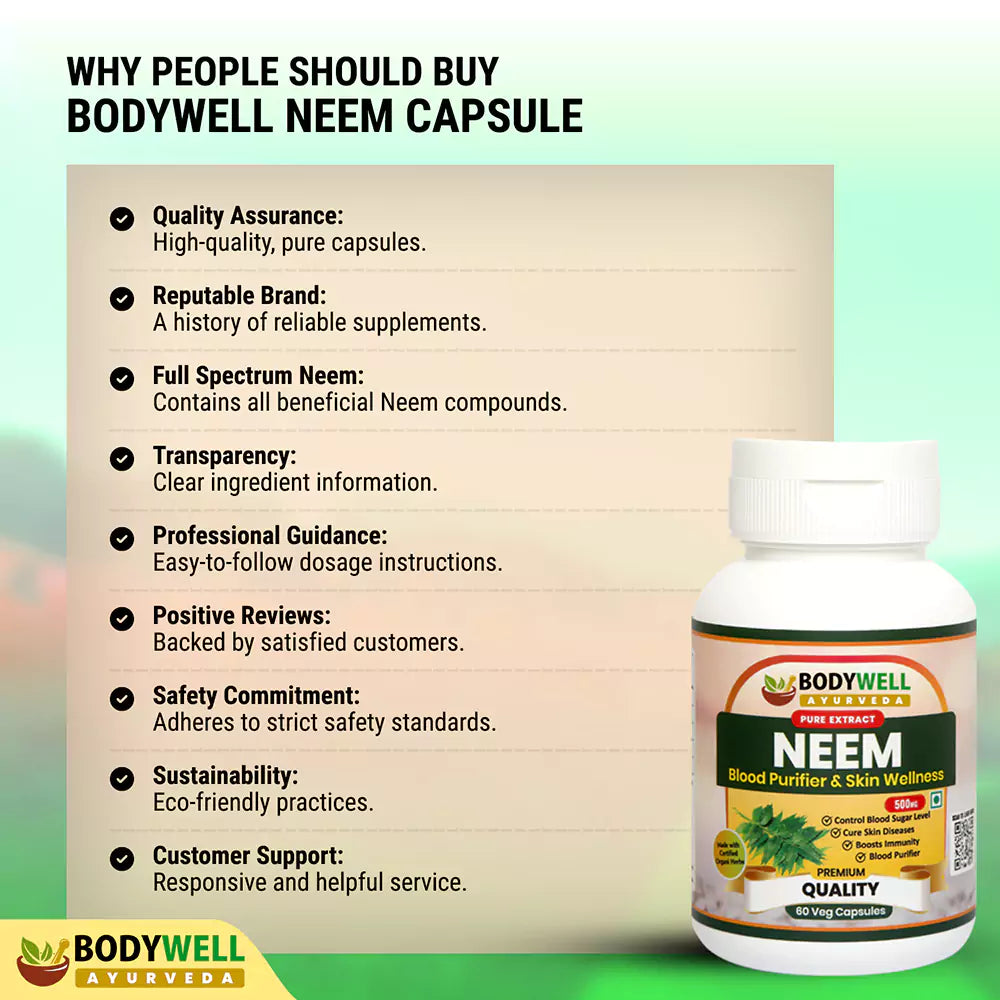 Why BODYWELL Neem Capsule