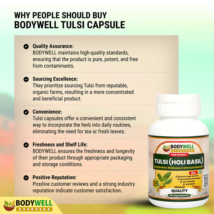 Why BODYWELL Tulsi Capsule